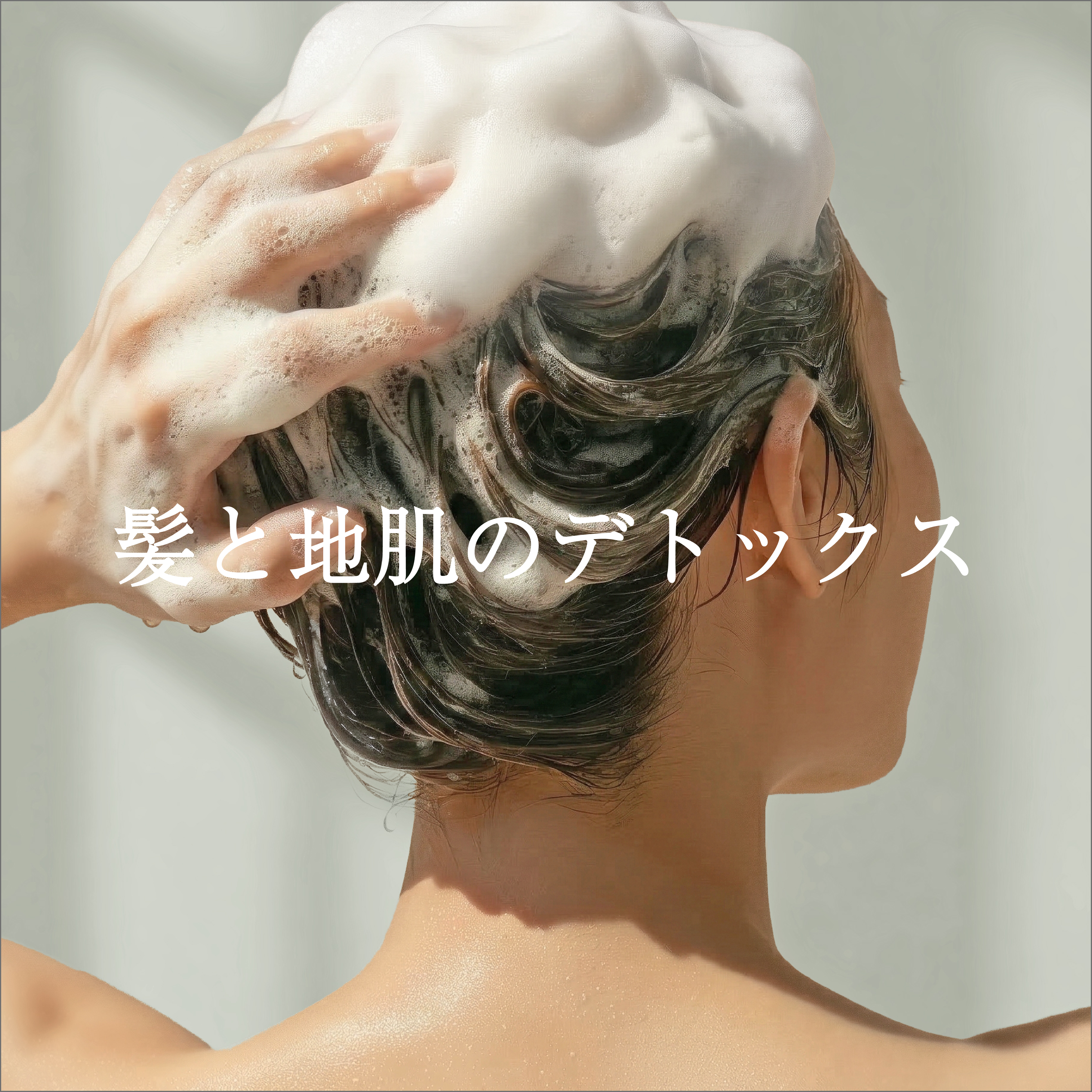 Scalp Powder Shampoo with Refillable Bottleー頭皮を整えるシャンプーと専用ボトルー
